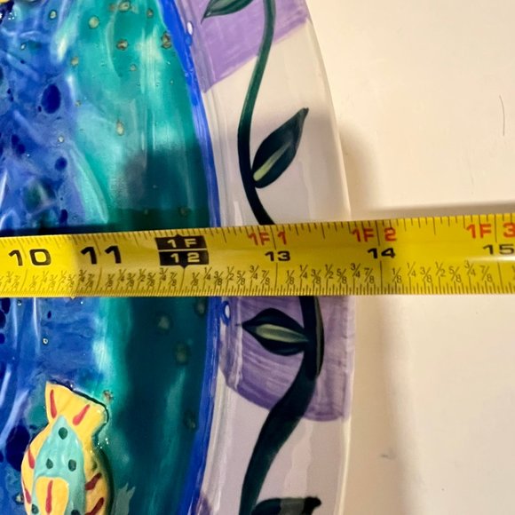 NEW… 18” Nautical Serving Platter, by Chesapeake Bay Company, Decorative Ceramic - Picture 9 of 16